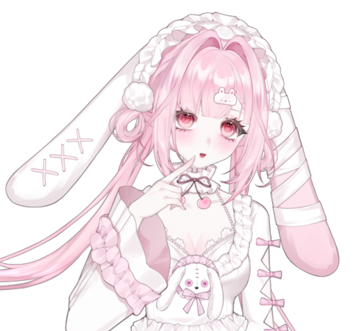 chiki07vt — pink bunny-girl VTuber avatar